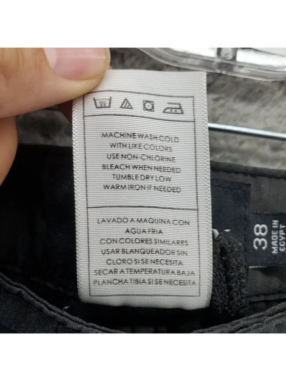 Hurley Shorts Mens 38 Gray Classic Flat Front  Chino *Read*